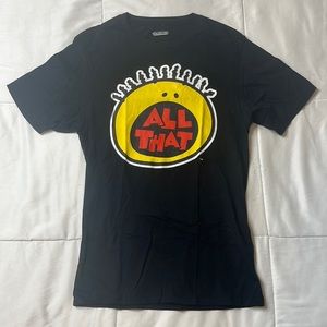 T-Shirt Graphic Tee Brand Nickelodeon Size Small Color Black/Yellow